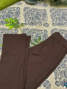 Brown Flare Leggings