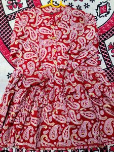 JAYRA TEXTILE Casual Printed Women Maroon Top