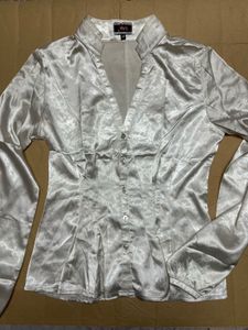 Vintage Corset Satin Shirt