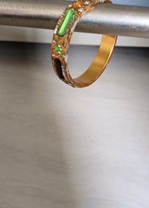 Stylish One Piece Bangle With Stone Work...