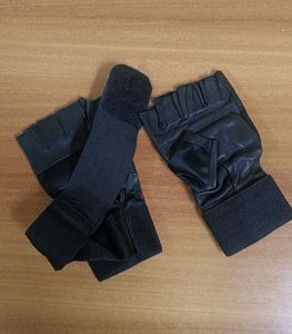 Premium Quality Half Gloves Leather