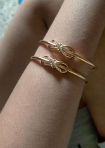 Gold Knot Bangle