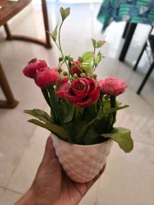 Artificial Flower Pot
