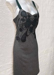 Grey Stappy Cocktail 🍸 Dress