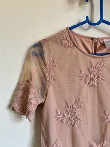 Forever 21 - Nude Lace Top