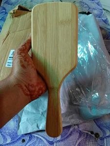 Wooden Paddle Hair Brush