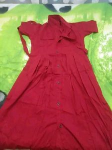 Womans Red Colour Dress👗