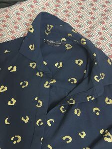 M&amp;S Patterned Long Sleeve Shirt
