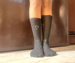 One Pair Of Daily Used Black Shocks