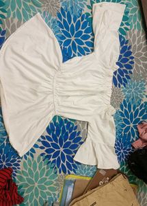 White Off-Shoulder Dress