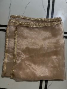 Red Anarkali with beautiful Dupatta