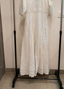 White Embroidered Maxi Dress