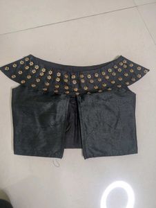 Elegant Black Floral Blouse