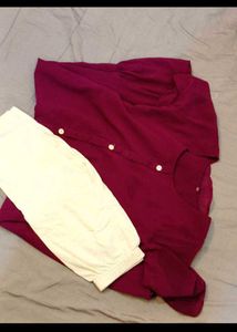 Elegant Maroon Dress good condition