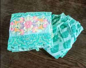 Beautiful Green Embroidered Salwar Suit