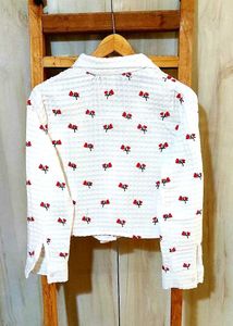 Floral Print Shirt Bust Size-36-M