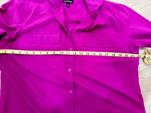 Button-Down Shirt (Magenta) Of Le Chateau