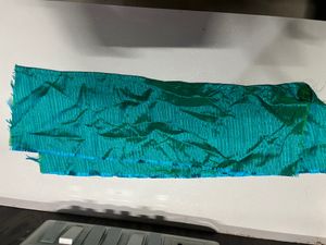 Teal &amp; Gold Embroidered Lehenga