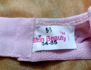 Yellow And Pink Colours Padded Bras Very Soft.