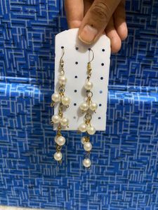 Pearl Earrings For Party And Wedding