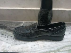 Clarks Crocodile Loafers