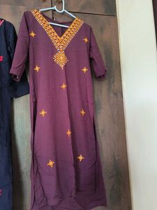 Set of 3 Embroidered Salwar Kameez