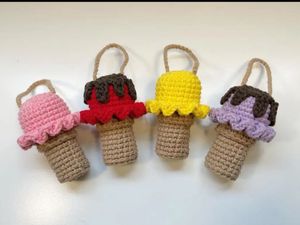 Bagcharm || Lipstick/note Pouch || Crochet