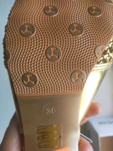 Original New With Tag Golden Mochi Sandals. All Pi