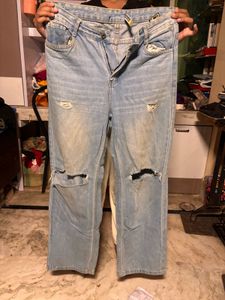 denim baggy jeans