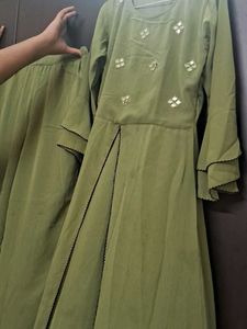 Green Kurta Set