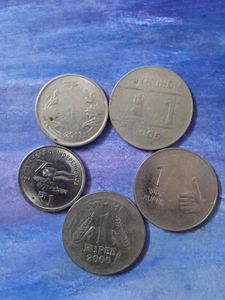 2 Unique Collectable Set Of  ₹2 &amp; ₹1 Coin