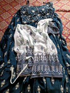Morpankhi Lenga Choli With Shrug