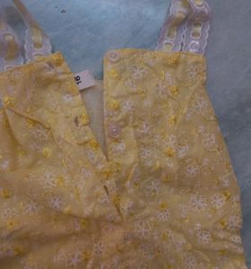 Embroidery Worked Cotton Frock