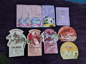 MINISO AND TONYMOLY MASK SHEET