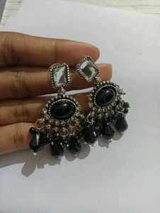 Black Dangle Earrings
