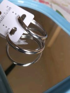 Silver Hoop Earrings