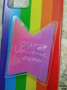 Vivo Y21 Phone Cover With BTS Pop socket