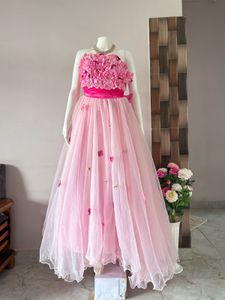 Pink ball gown
