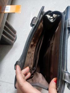 Grey Handheld Bag