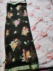 🛃New Soft Sari With Blouse Piece