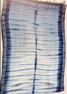 Shibori Indigo Saree