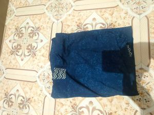 Ethnic Blue Patterned Pants