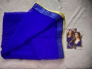 Blue Color Stylish Saree.