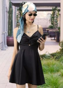 Black Fit And Flare Dress