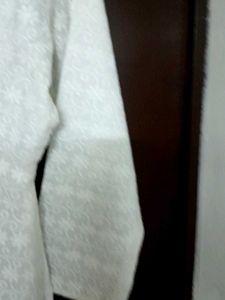 White Chikankari Kurta