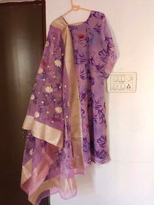 Lavender Kurta Set