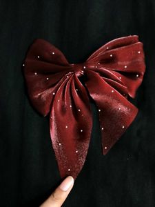 Cute Organza Bow Clip 🎀 (Set of 6pcs)