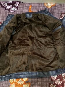 Zara Men&#39;s Leather Jacket