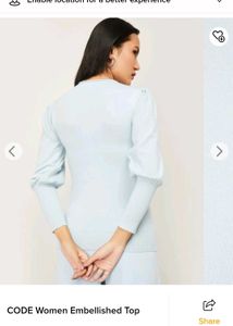 Code Embellished Top