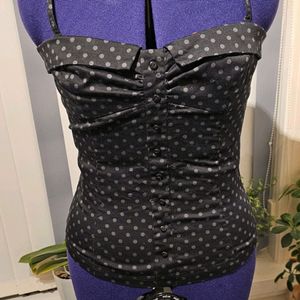 Polka Dots Corset Top For Women